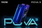 Techno pova 3 (8/128) + phone cover glass free+ phone box and charger