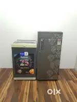 Whirlpool 6.5kg top load washing machine and refrigerator
