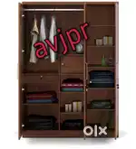 New triple door wooden wardrobe three wooden almirah almari