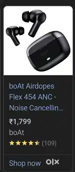 Boat airdopes 464anc with box and accessories