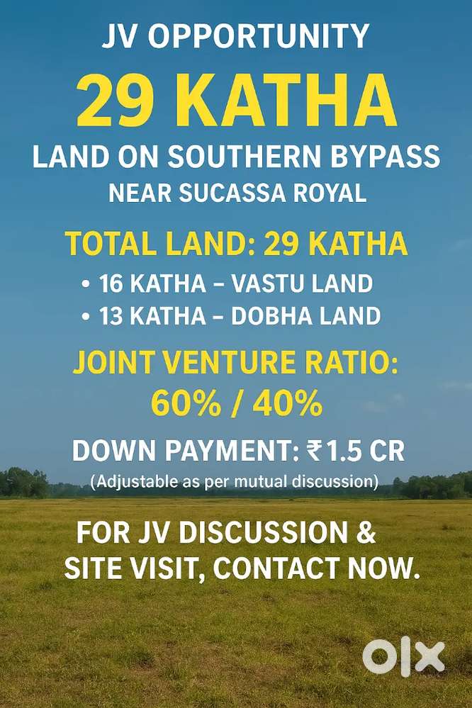 Joint Ventures  on 29 katha on Southern Bypass near Sucasa Royal