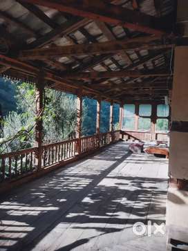 Private Heritage Wooden House for Rent Near Kasol