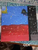 Painting on canvas for showpeace