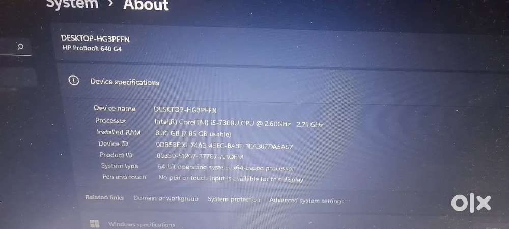Hp probook 640 g4