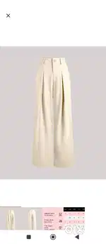 Brand new Korean Baggy pants (off-white), Never worn