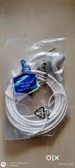 White wire ear cord for android phone