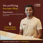 We’re Hiring: Front Desk Officer at Foot Mantra
