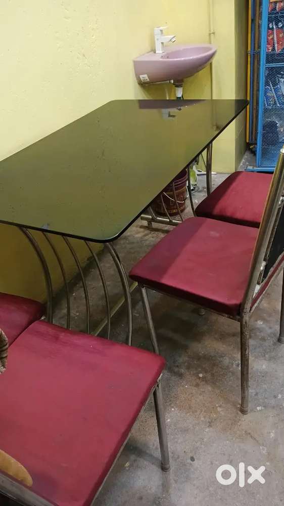 Dining table with chairs