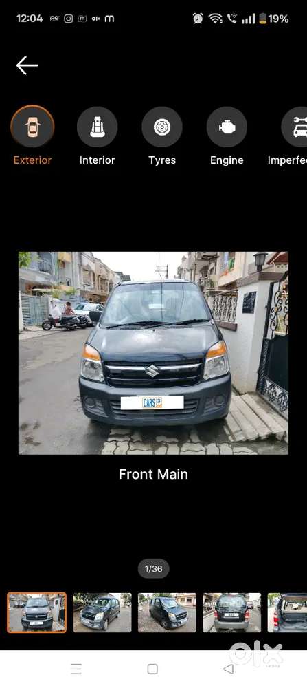 Second owner wagon r sell in low price