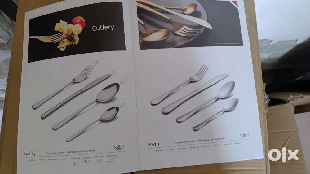 Hotel level quality cutlery items
