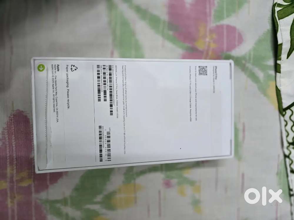 Iphone 17pro 256 blue no active open box