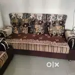 Sofa set and single bed