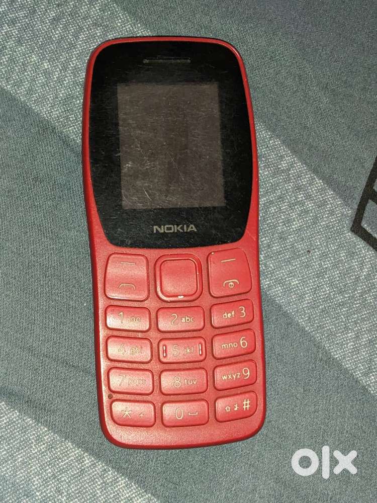 Nokia 105 Plus Dual SIM – Good Condition, Red Color