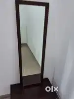 Pure teakwood dressing table with mirror and drawers