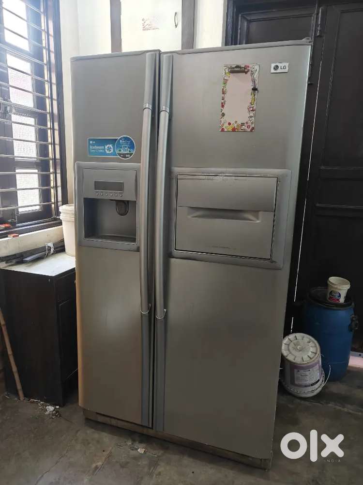 Lg side by side fridge, 500 litre, inbuilt RO Korean Model fix price.