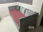 Ikea sofa cum bed with pillows . No mattress