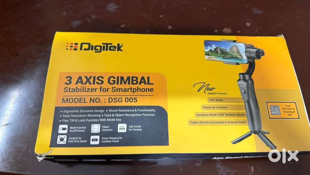 Digitek 3 AXIS GIMBAL Stabilizer for Smartphonr model DSG 005 its in e