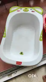 Baby bath tub with bath chair luvlap and swing