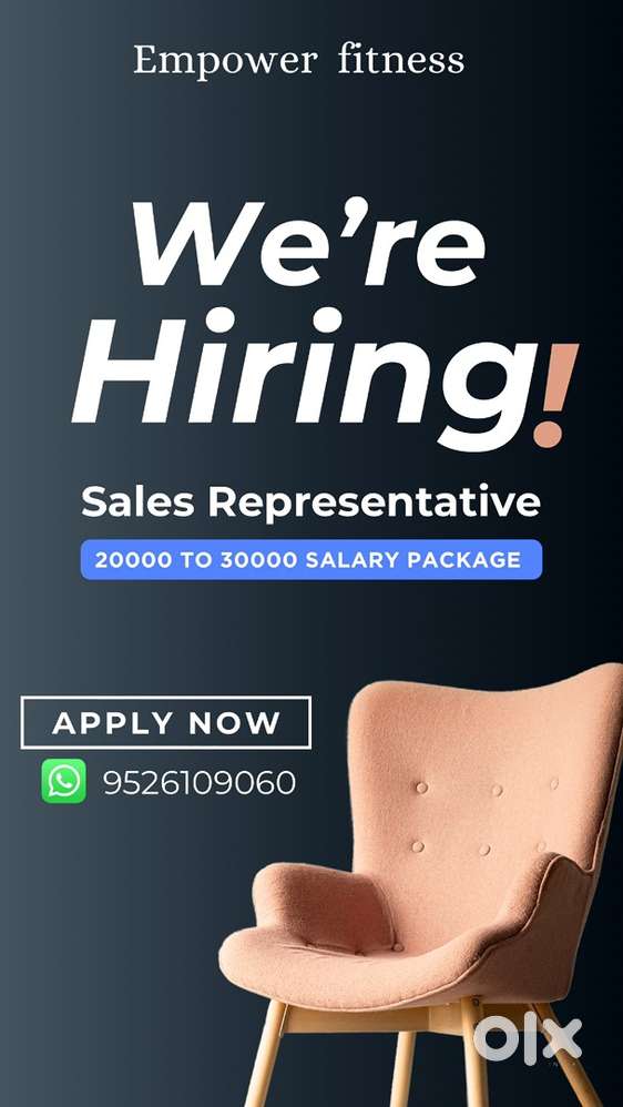 Looking for sales Representative