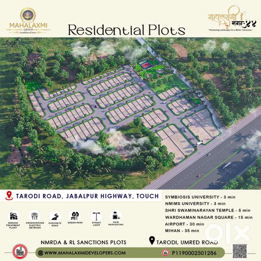 Prime Highway Touch Plots at Tarodi Fastest-Growing (Symbiosis Road)