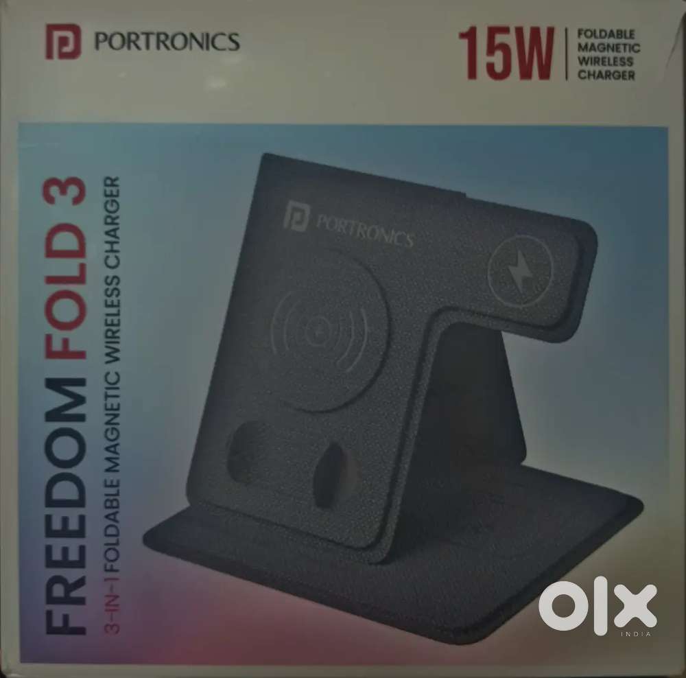 Portronics Freedom Fold 3 Wireless Charger