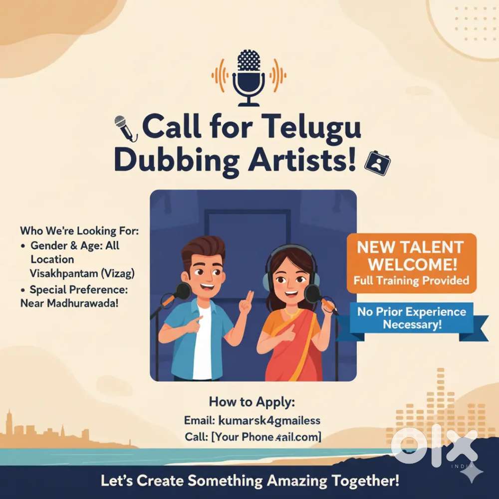 Telugu Dubbing , Voice over