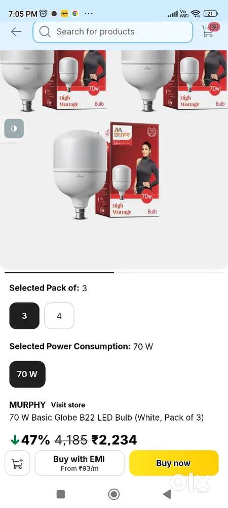 7ow balb 3pic or tube light 4 pic..new just open