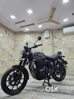 1 YEAR OLD ROYAL ENFIELD HUNTER 350cc DAPPER GREY FOR SELL