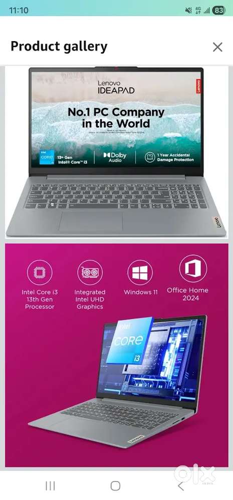 LENOVO BRAND NEW LAPTOP IDEAPAD SLIM 3i