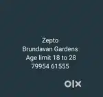 Wanted male pickers in  Brundavan gardens