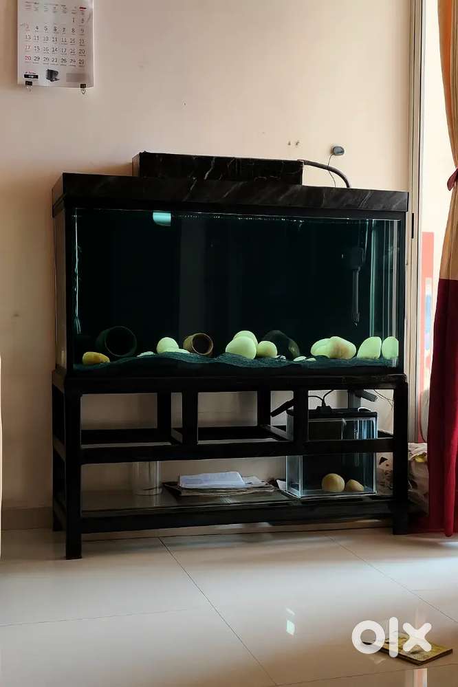 4ft tank sell urgent with table