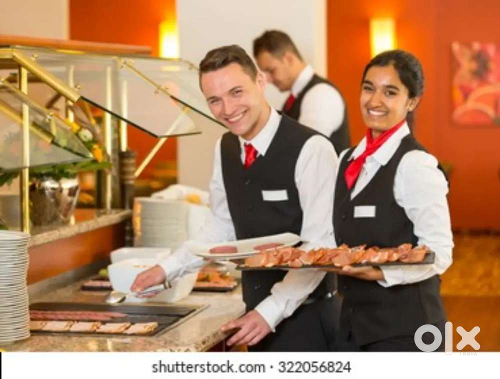 Required :- Waiter Steward Captain Helper Housekeeping Helper