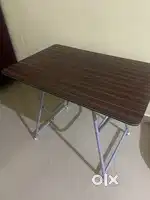 Foldable Wooden Table – Space Saver & Sturdy!