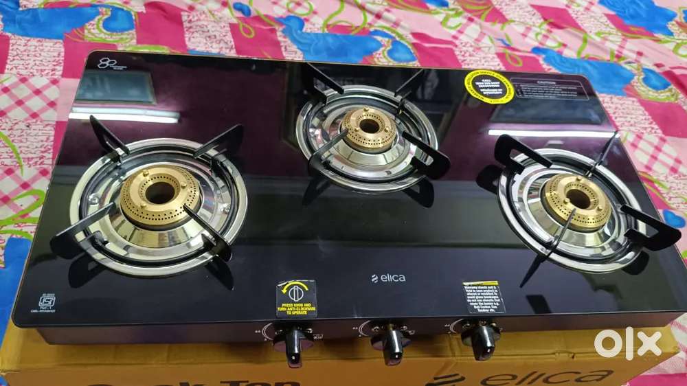 Elica 3 Burner gas stove manual