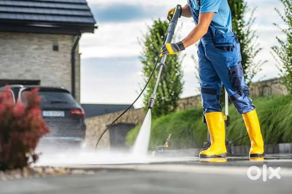 Pressure washing service