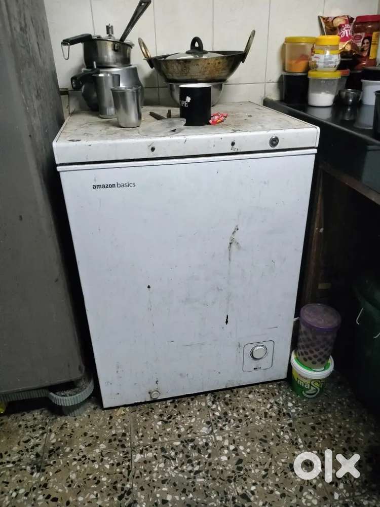 Deep frizer, 50 Led tv smart only 13000/-  fan  tiles cutting