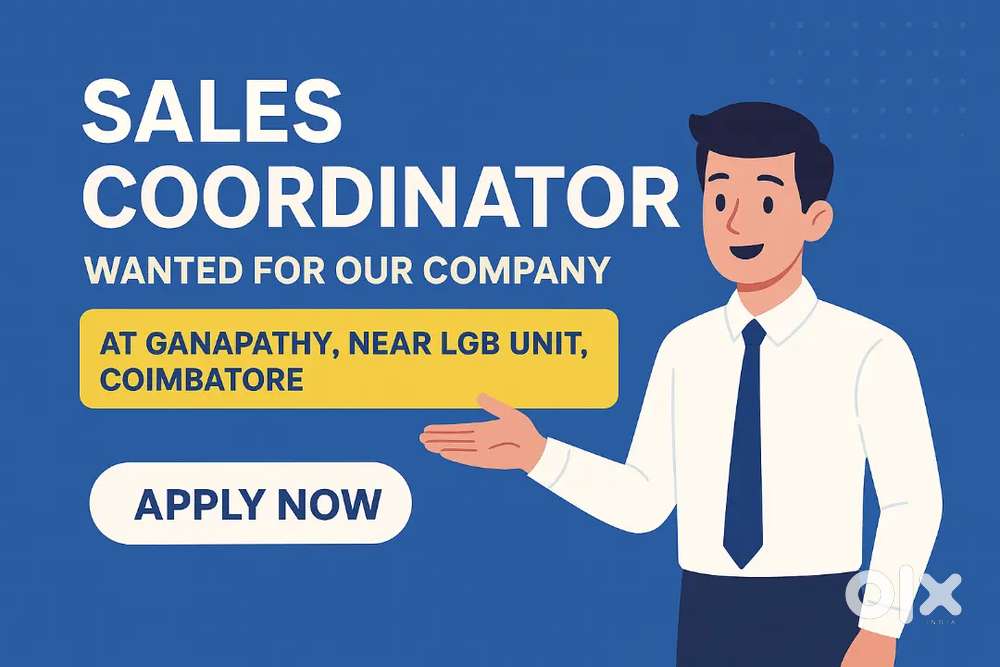 Sales Coordinator wanted