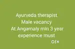 Vacancy for Ayurveda Male therapist @ Angamaly