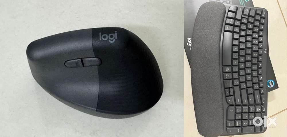 Logitech Wave Keys Keyboard and Logitech Lift Vertical Ergonomic Mouse