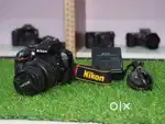 Nikon d3300 with 18-55 vr lense (photo+vedio camera)