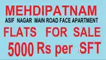 READY TO IMMEDIATE OCCUPY 3 BHK FLAT FOR SALE ON 6TH FLOOR