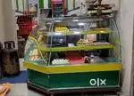 Sweets fridge display counter