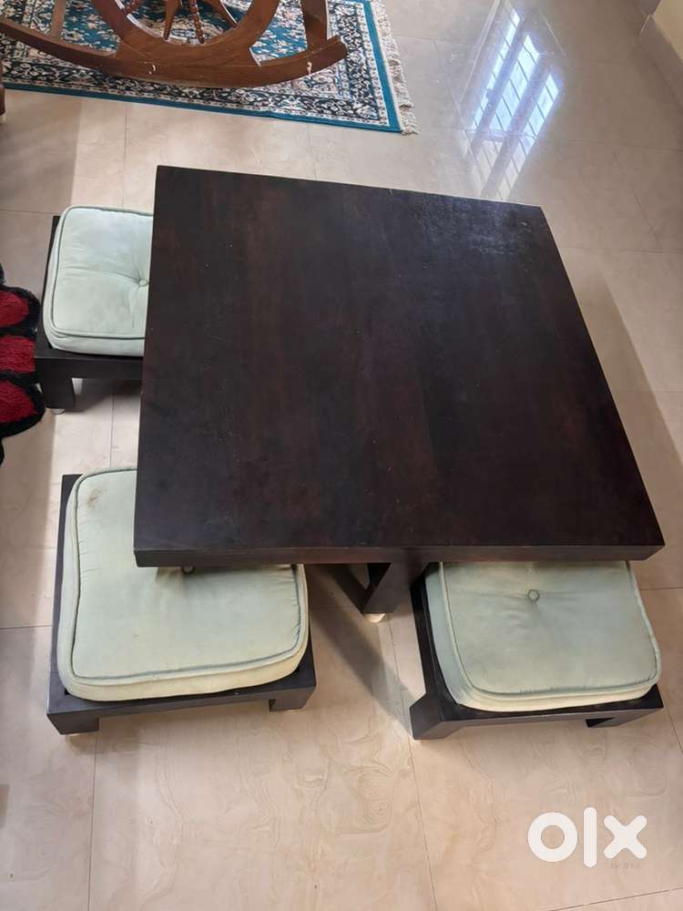 Rocking chair and coffee table