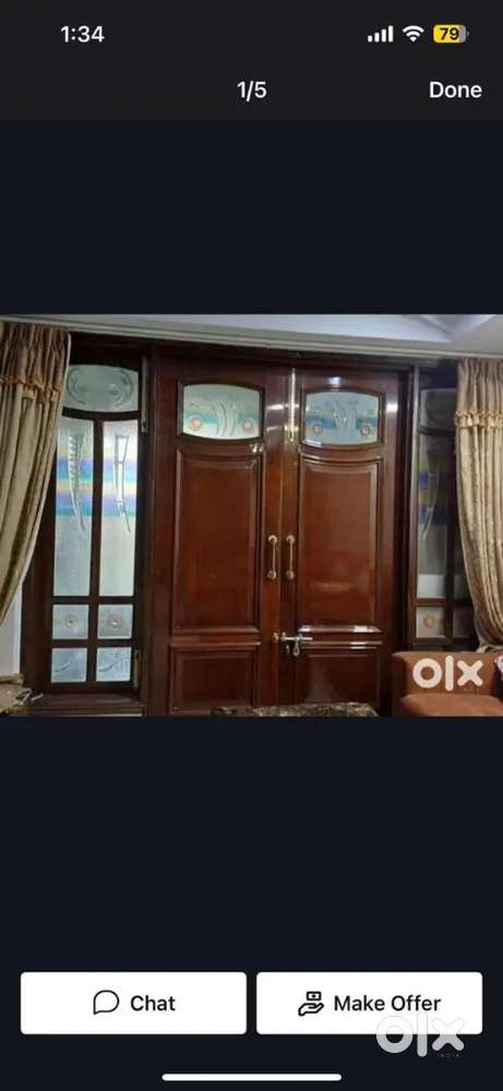 Sagwan wood chokhat door and window