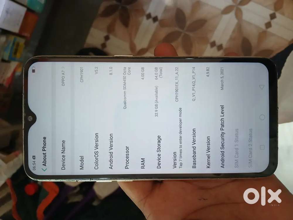 गोल्डन कलर ओप्पो a5s