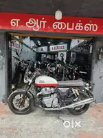 RE interceptor 650 White extra Fittings worth 50k