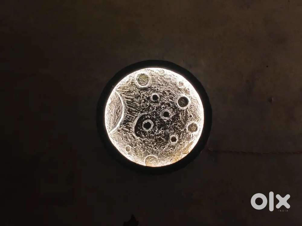 A wall moon lamp
