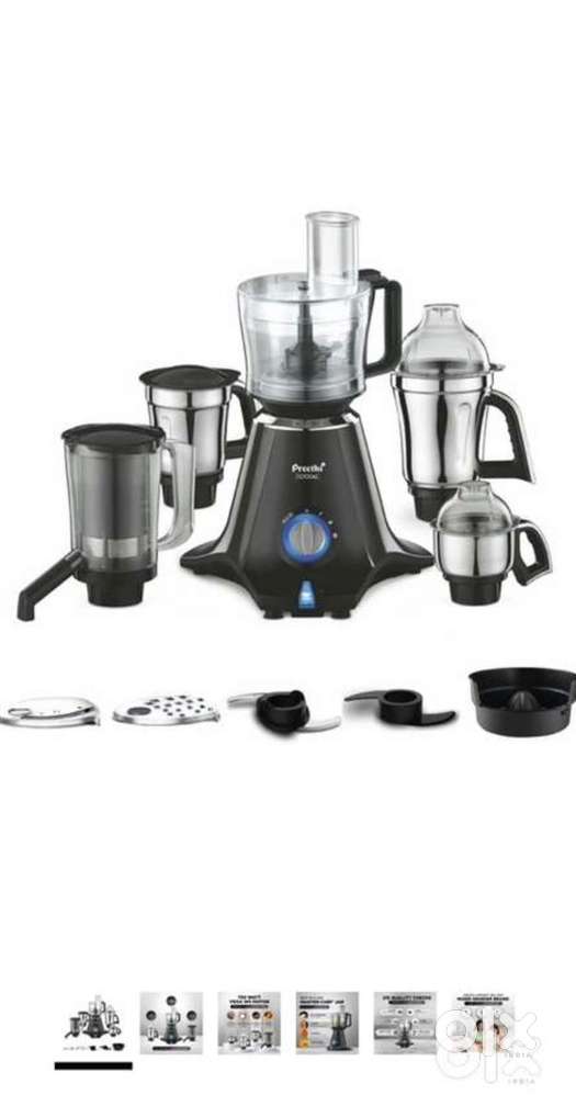 Preethi Zodiac Mg-218 Mixer Grinder for Kitchen, 5 Jars 750 Watt Mixie