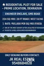 Engineer enclave 224 sqyrd plot available 20 ft road private