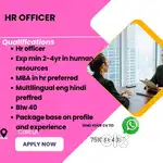 Hiring  HR OFFICER